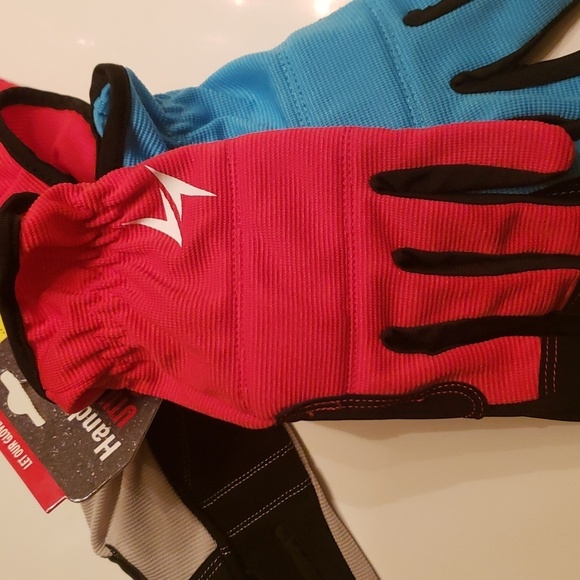 Utility Work Gloves 3 Pair Included Synthetic Leather - Picture 11 of 16